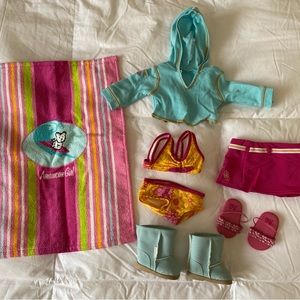American Girl Doll Beach Outfit early 2000s Y2K